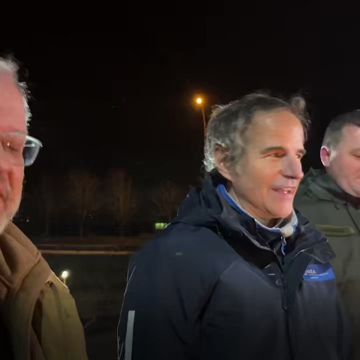 IAEA Chief:IAEA flag is now flying at Ukraine's Pivdennoukrainsk (South Ukraine Nuclear Power Plant). We are here to stay to help ensure nuclear safety and security during ongoing conflict. Soon IAEA will be permanently present at all Ukrainian NPPs