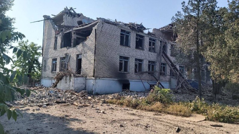 Russian base was hit in Novooleksiivka of Kherson region this morning