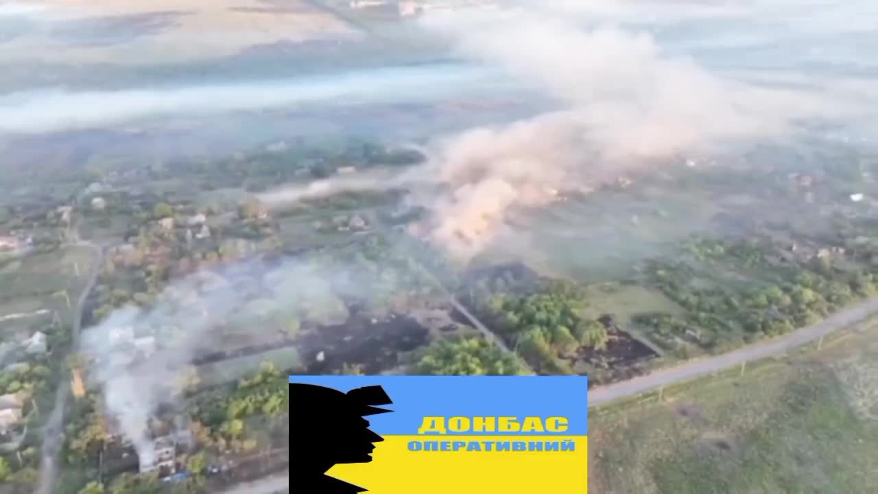 Russian army shelling New York in Donetsk region with MLRS TOS
