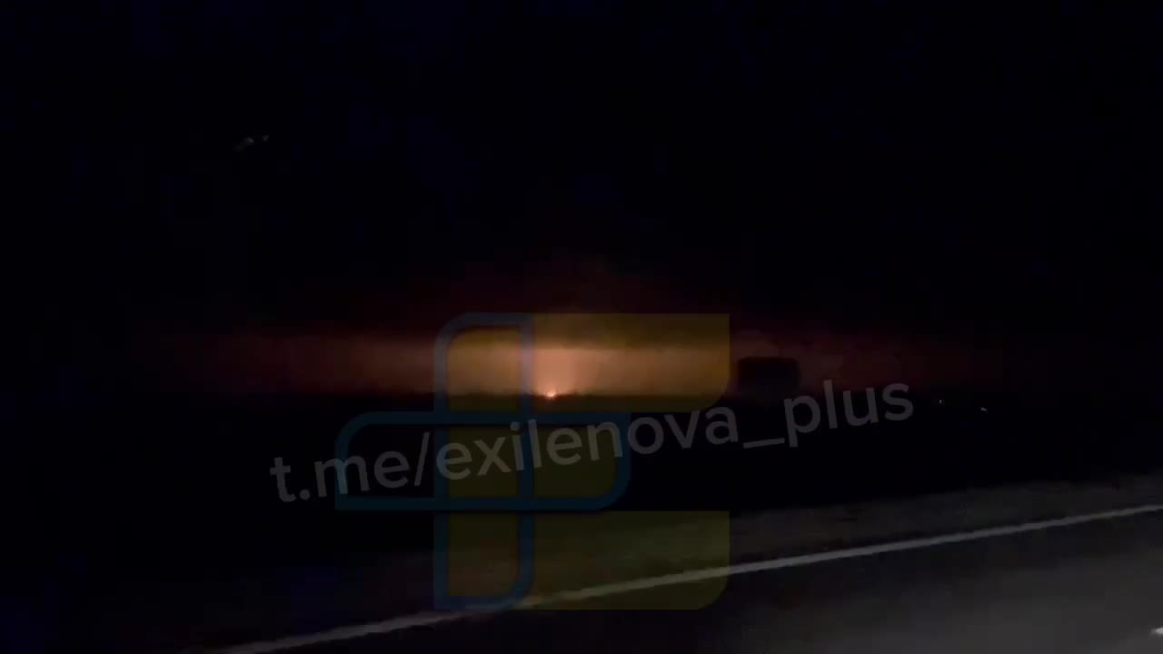 Ammunition depot was blown up in Markyne of Donetsk region