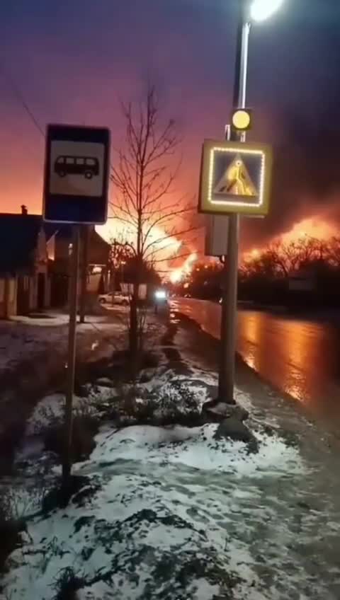 14th Separate Regiment of Unmanned Aerial systems claimed an overnight attack at the fuel depot in Engels of Saratov region of Russia. Storages with fuel for Tu-95MS and Tu-160 bombers were targeted