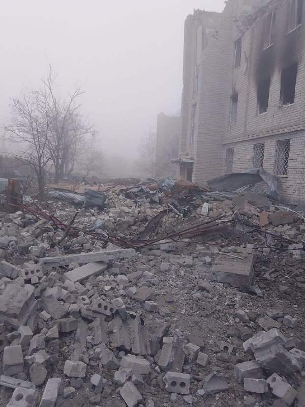 Russian aviation had targeted hospital in Beryslav with 6 aerial bombs yesterday evening