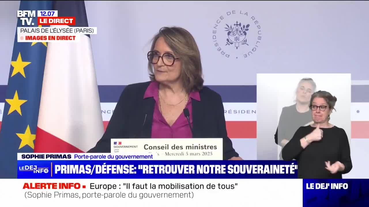 Sophie Primas (French government spokesperson): It is being considered that President Macron could possibly travel to Washington again together with President Zelensky