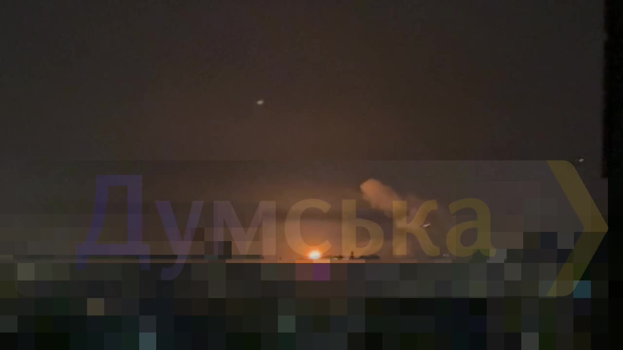 Violent explosions were reported in Odesa