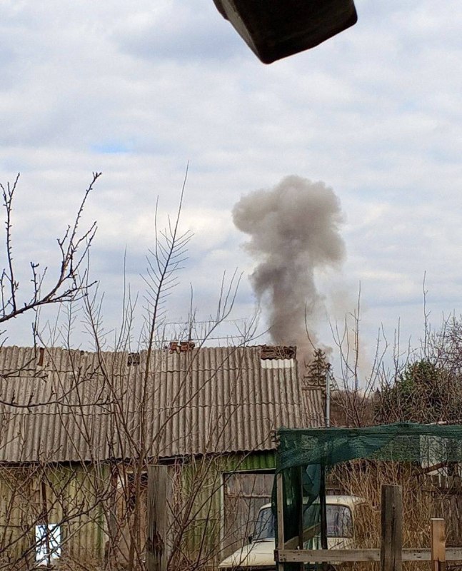 Airstrikes with glide bombs reported in Kostiantynivka