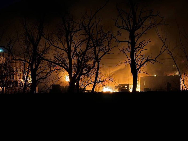 Big fire in Kryvyi Rih after at least 15 explosions sounded in the city