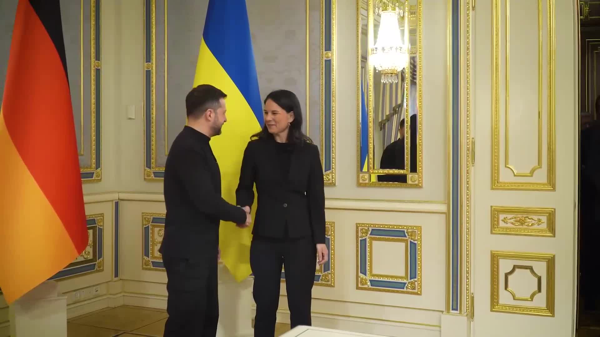 President Zelenskyy met with German Foreign Minister Annalena Baerbock in Kyiv