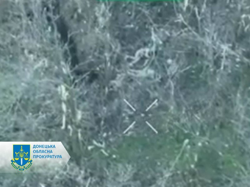 Russian soldiers have executed Ukrainian POW near Rozdolne village of Donetsk region on 11th April