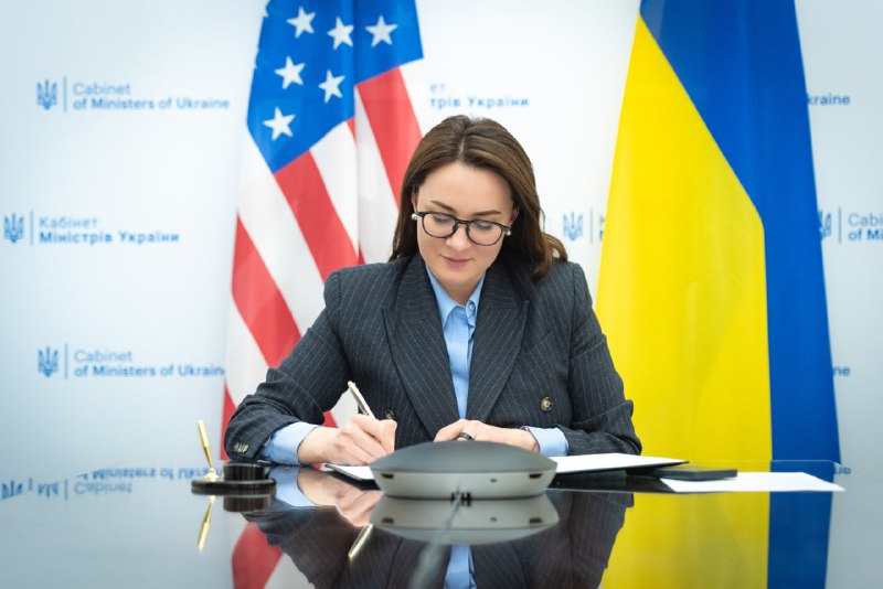 Ukraine and the United States have signed a memorandum on an agreement on minerals, - Minister of Economy Svyrydenko. Ahead is the finalization of the text of the Agreement on Minerals and its signing. And then - ratification by parliaments.