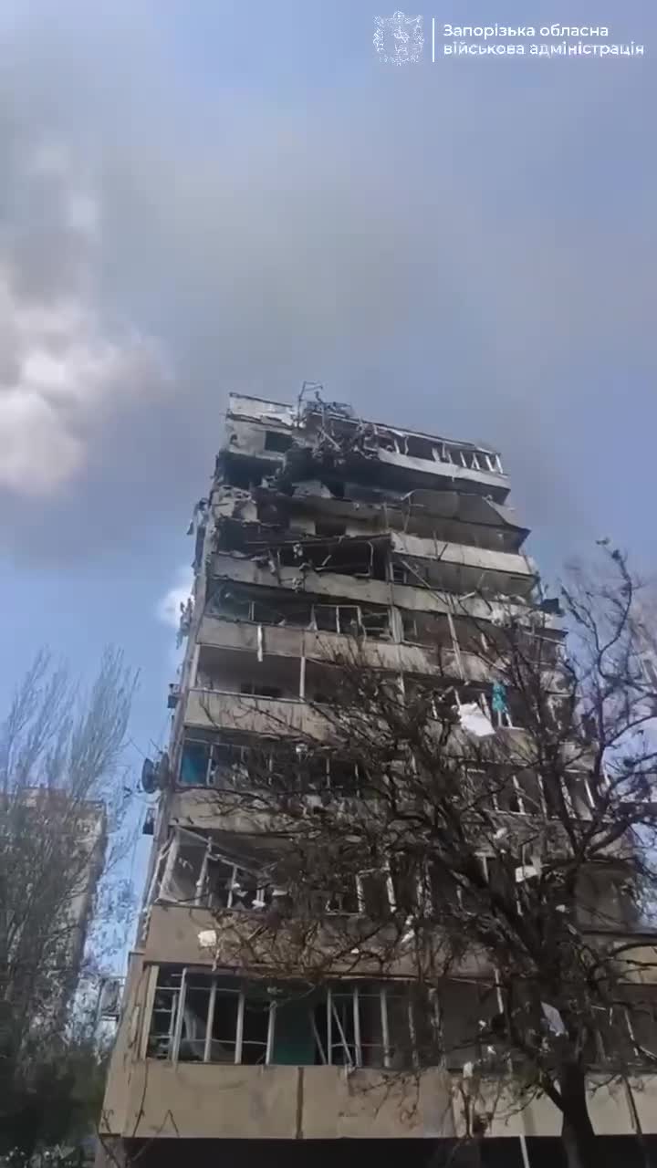 Russian aviation had dropped guided glide bomb at the residential house in Zaporizhzhia