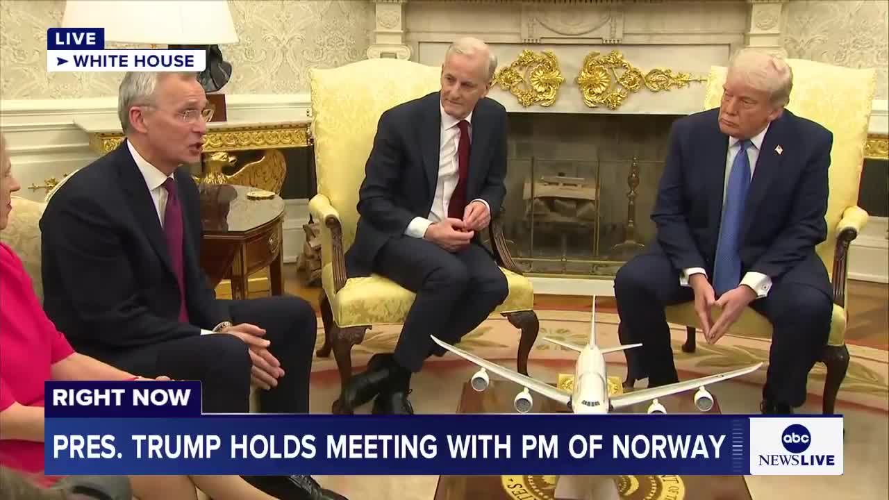Former NATO Secretary-General Jens Stoltenberg, in a meeting with President Trump and Norwegian Prime Minister Støre on Thursday, said we need to continue to support Ukraine financially while still pushing forward to find a solution to the conflict