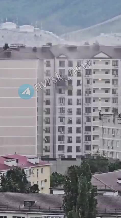 Several residential houses were damaged during drones attack in Novorossiysk. Local authorities declared emergency situation