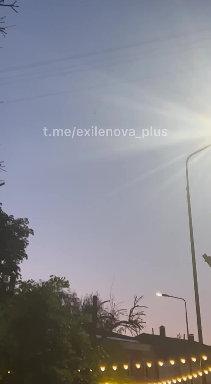 Reports of a plane shot down near Tver