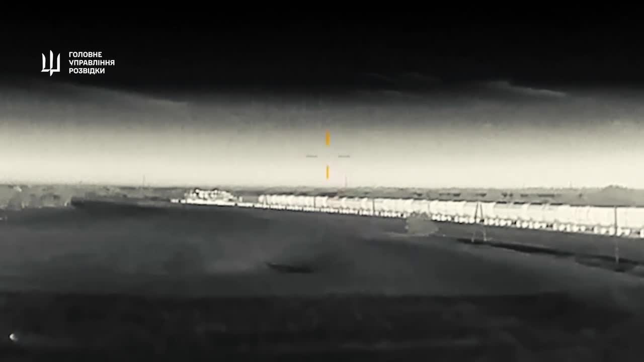 Drones of Ukrainian Military Intelligence have attacked train with fuel at the occupied part of Zaporizhzhia region