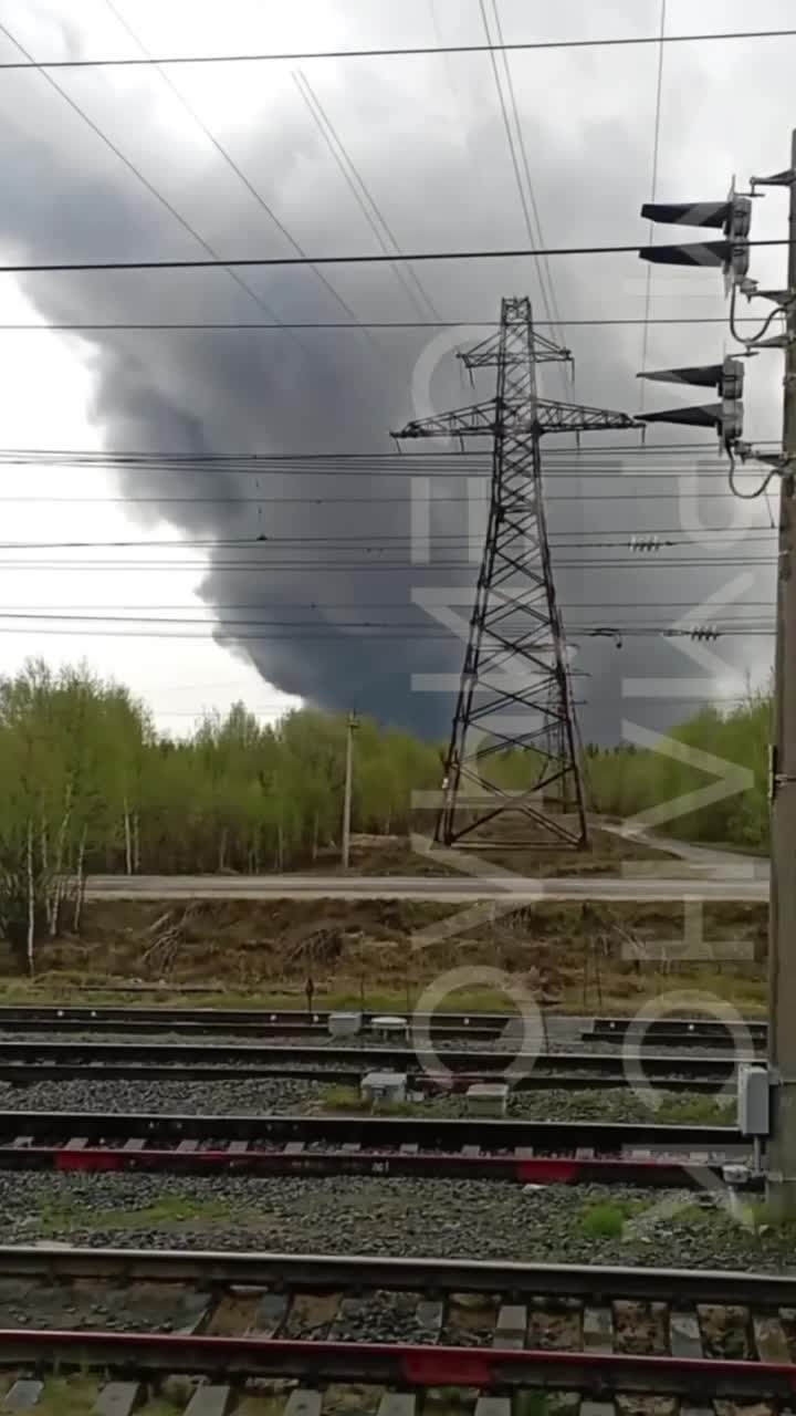 Explosions were reported at the Olenya airbase in Murmansk region