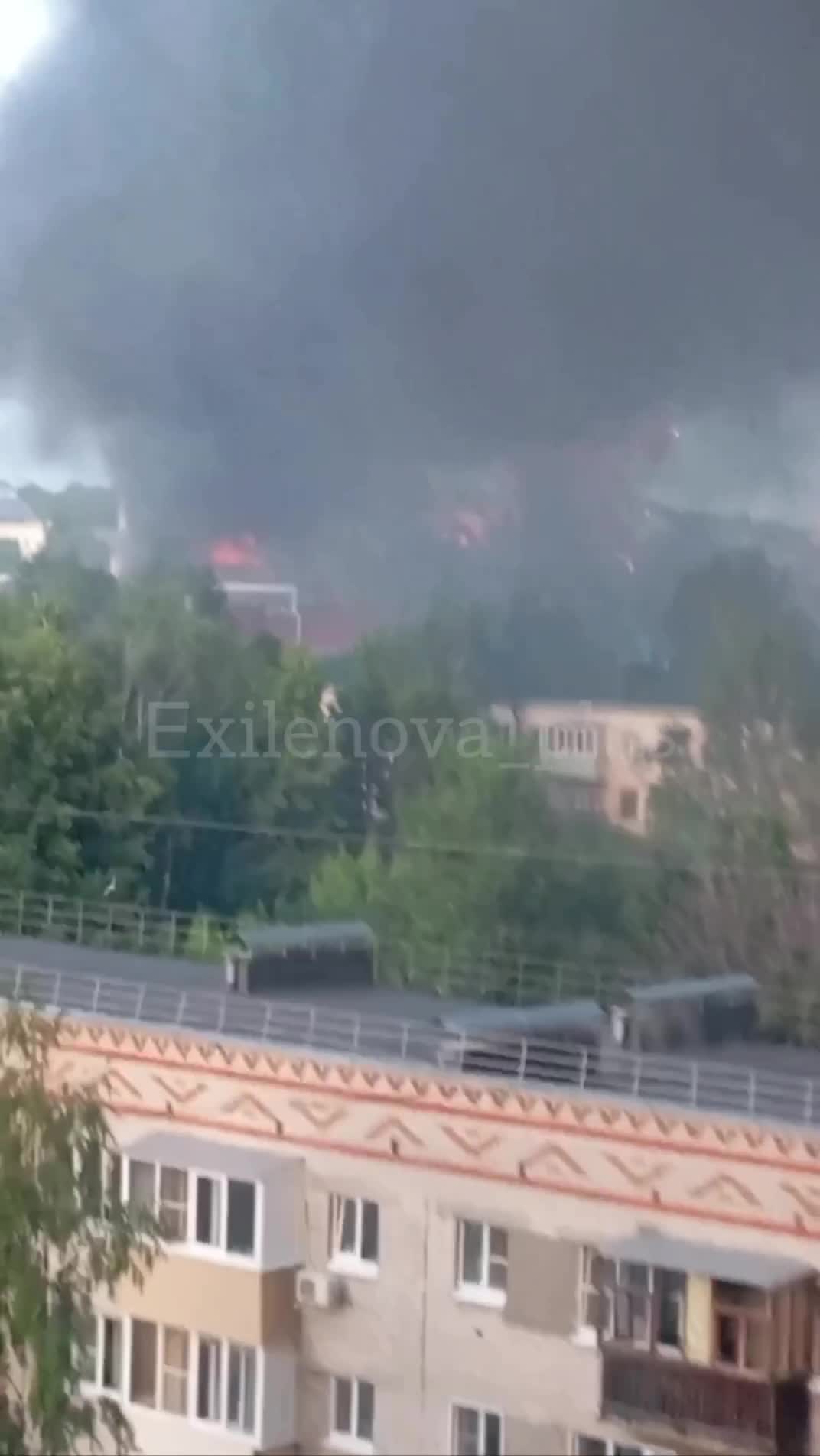 Explosions were reported in Cheboksary