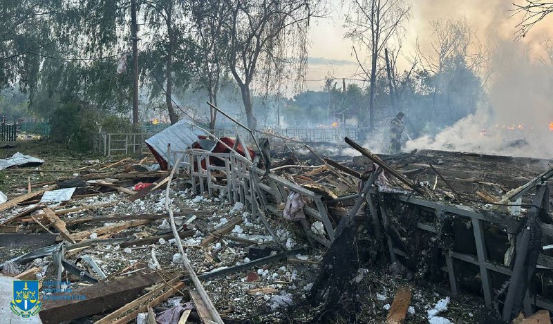 Damage in Bilhorod-Dnistrovsky district as result of Shahed-type drones attack