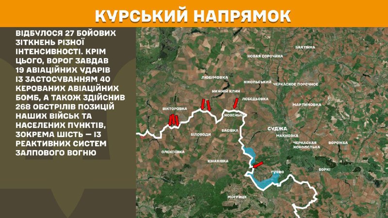 In Kursk region Ukrainian forces have repelled 27 Russian army assaults, - General Staff of Armed Forces of Ukraine reports