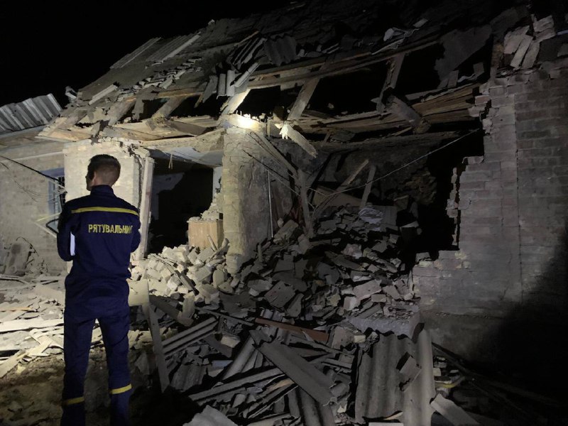 1 person wounded as result of drone strike in Obukhiv district of Kyiv region