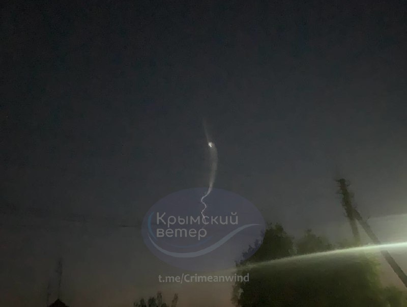 Missile launch was reported in Crimea
