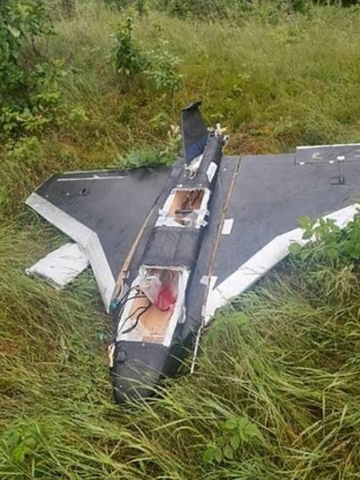 On Thursday, a Shahed-type drone flew into Lithuania from Belarus and crashed, but without cargo.