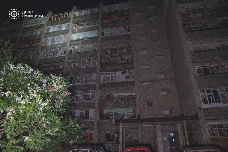 3 people wounded in Sumy as result of the Russian airstrikes yesterday evening