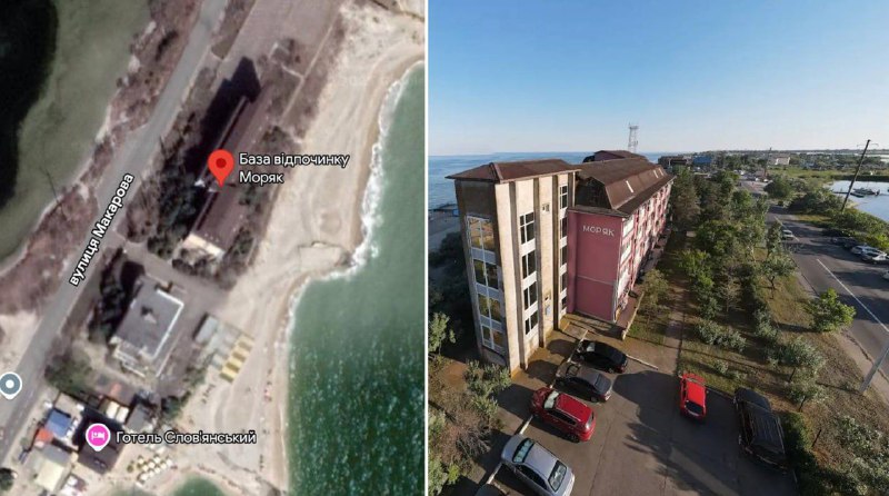 Explosions were reported in Berdyansk overnight, reportedly hotel with Russian military was targeted