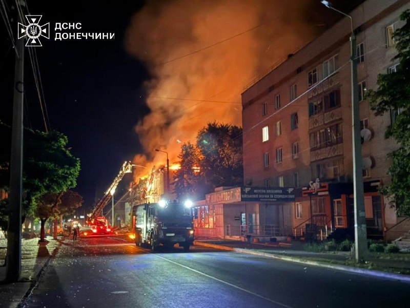 1 person wounded as result of Russian strike at residential house in Kramatorsk overnight