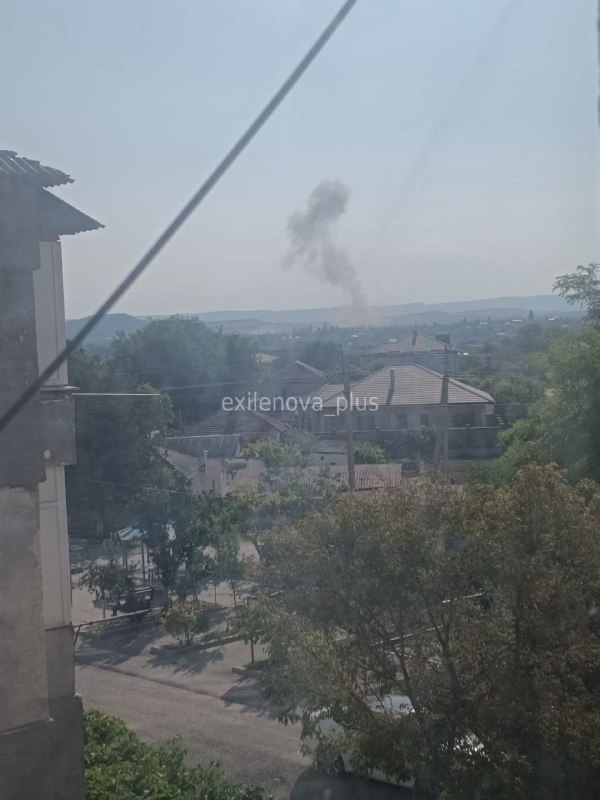 Explosions were reported in Crimea