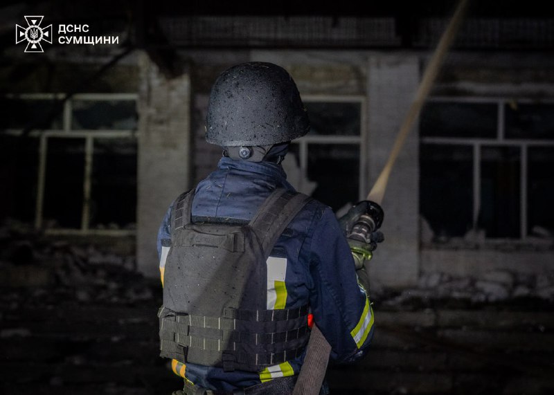 Damage in Shostka and Sumy communities of Sumy region as result of drone strikes