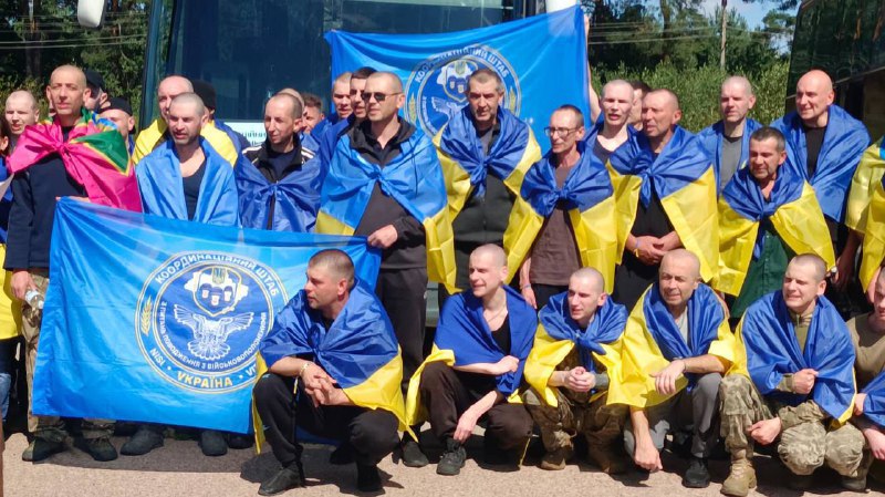 84 Ukrainian POWs were released in another prisoners swap with Russia