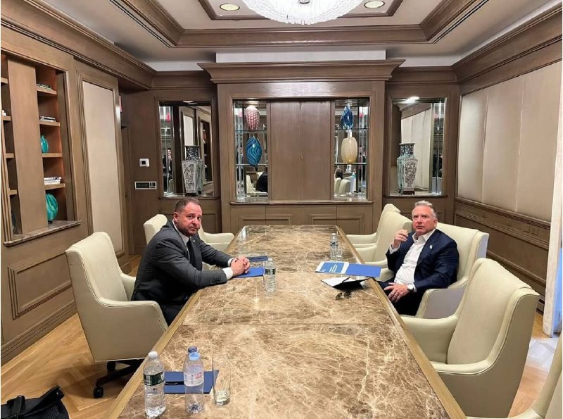 Head of the Office of the President of Ukraine Andriy Yermak met with Special Trump envoy Steve Witkoff