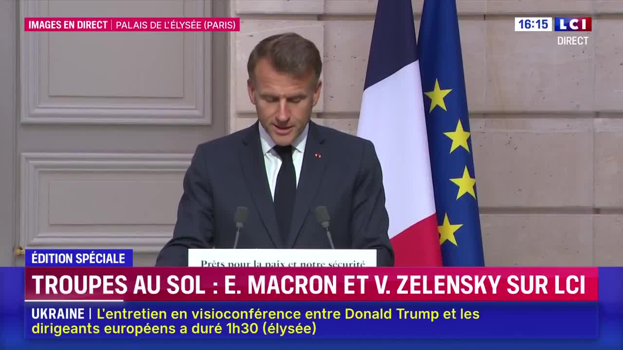 Emmanuel Macron: Russia has constantly multiplied demands, false pretexts, delaying tactics, trying to gain time. It has also clung to this desire for permanent war.