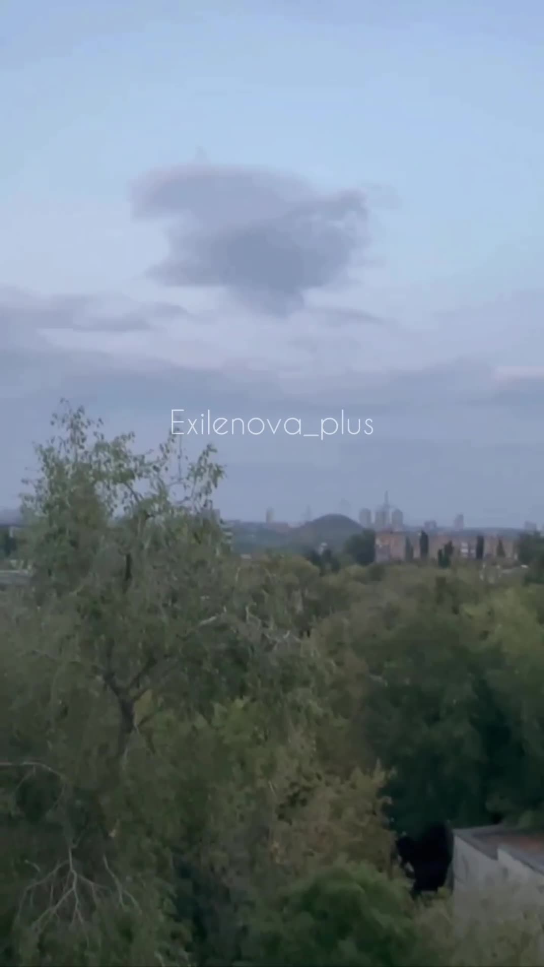 Projectile strikes today in Donetsk