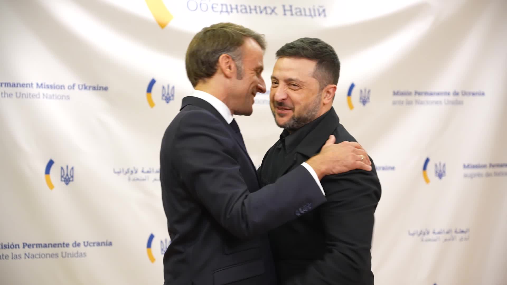 Zelensky: Met with French President Emmanuel Macron. Discussed strengthening Ukraine's air defense, Russia's escalation against European countries, and cases of drones being detected in Poland, Romania, Denmark, and fighter jets in Estonia. We need to react and act quickly.