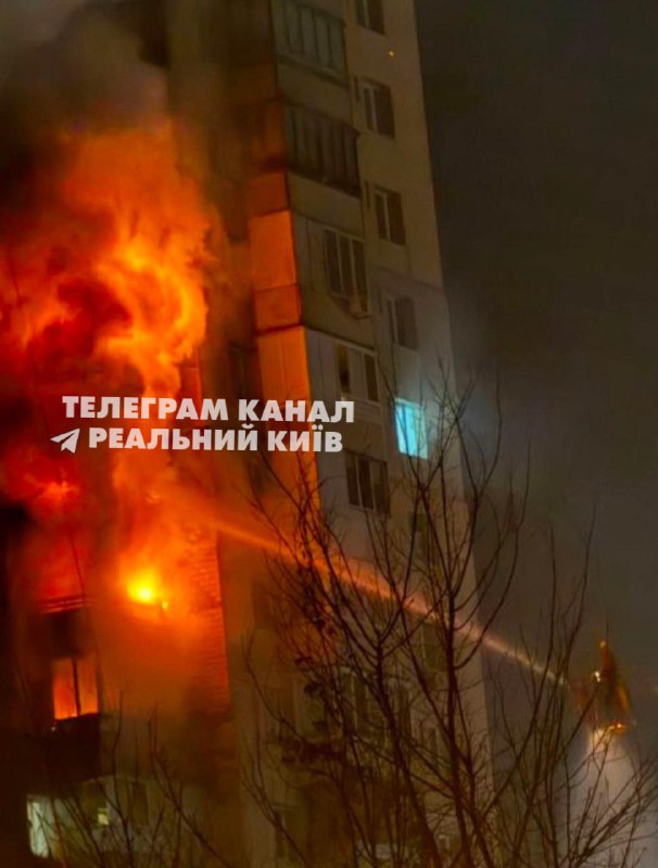 Fires at Pechersk and Darnytsia as result of drones strikes