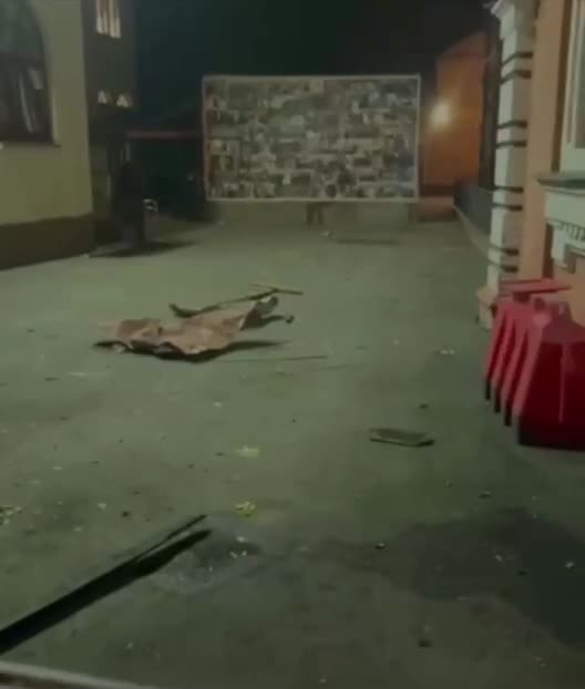 A synagogue in Kyiv was damaged as result of drones attack overnight. In total 7 people wounded in Kyiv