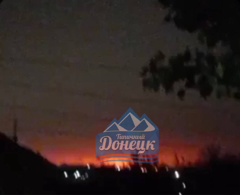 Explosions were reported in Donetsk