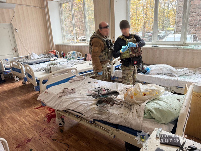 1 person wounded as result of explosion in a hospital in Zaporizhzhia