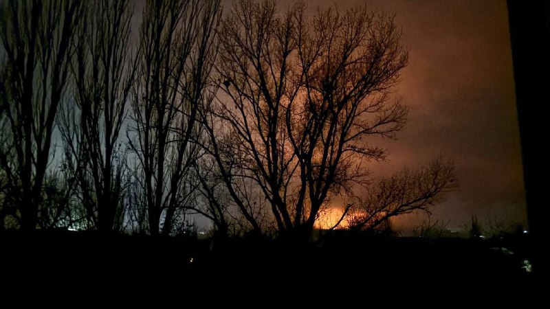 Explosions at the multiple substations at the occupied parts of Donetsk region