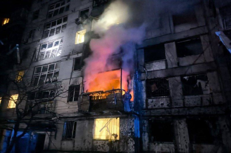 14 people wounded as result of drones strikes in Dnipro city