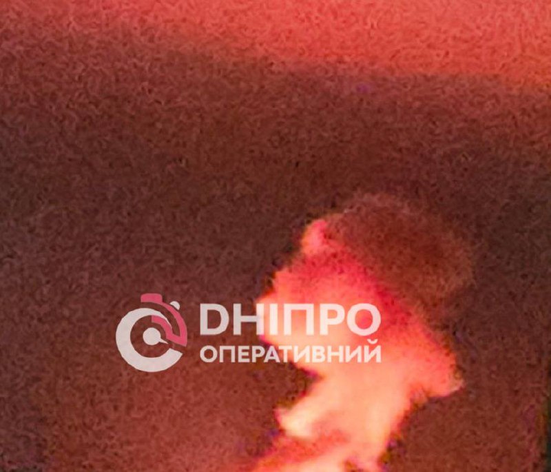 Violent explosions were reported in Dnipro city