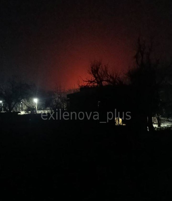 Explosions were reported in Volnovakha