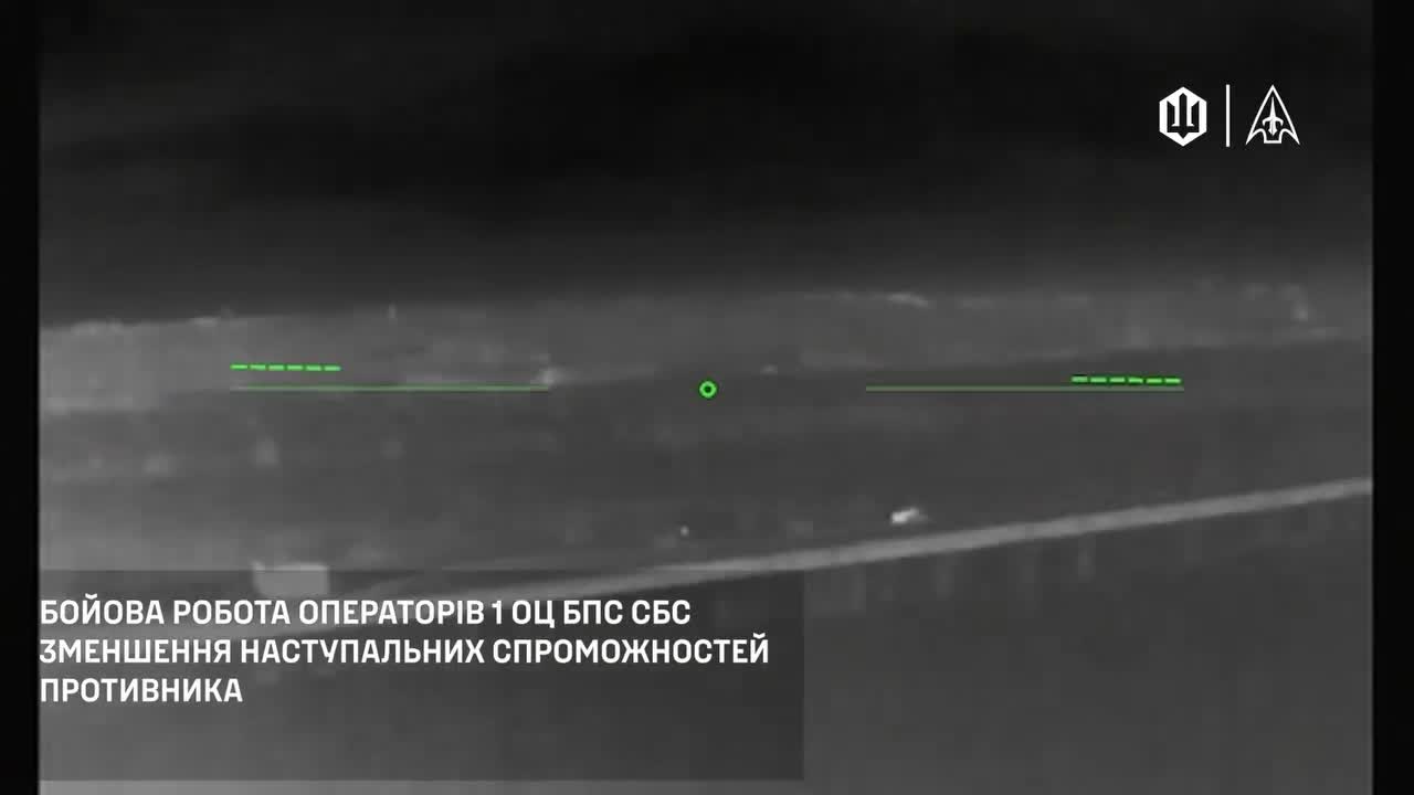 Ukrainian unmanned systems forces conducted strikes at the warehouses with drones at the Donetsk airport