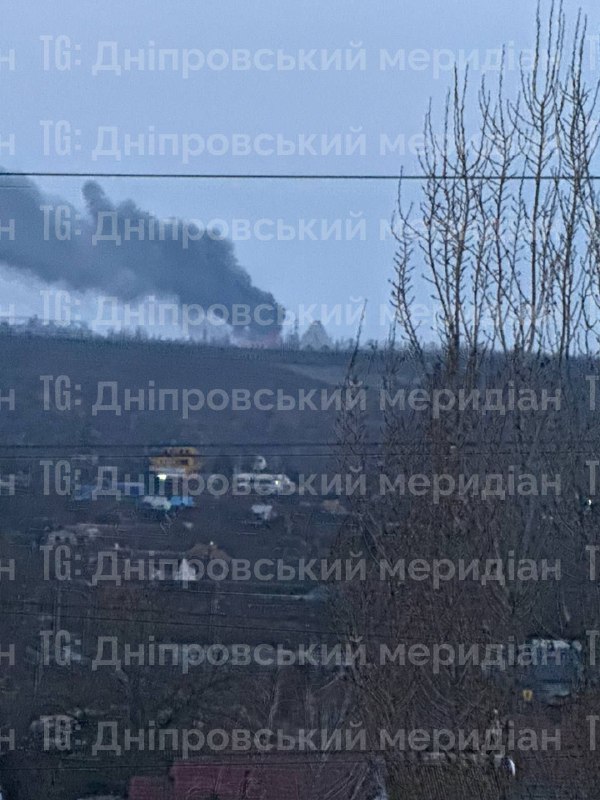 Big fire in Kryvyi Rih as result of drones strikes at the seed oil extraction plant