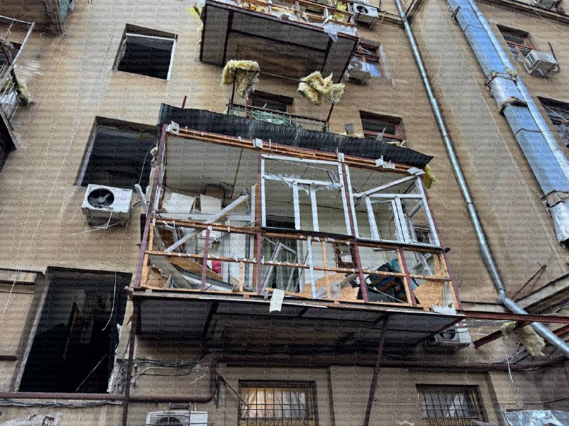 Damage in Odesa as result of Russian strikes overnight