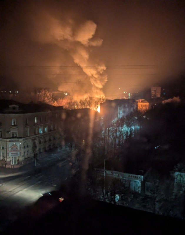 Drone strike reported in Sloviansk