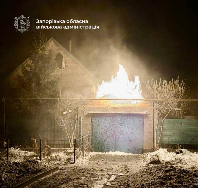 Russia attacked Zaporizhzhia with drones