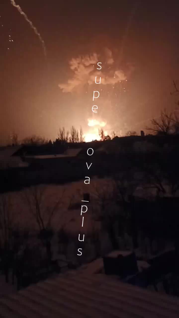 Violent explosions in Debaltseve