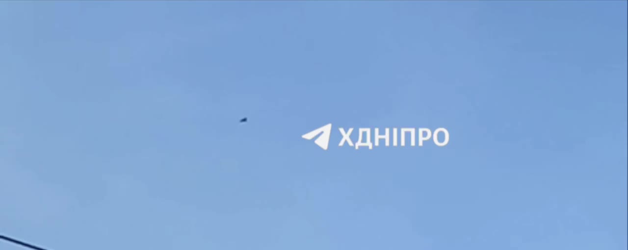 Two drones were shot down and another one is still flying over Dnipro city